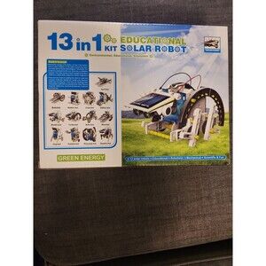 13 In 1 Solar Robot Educational Kit Green Energy *NEW